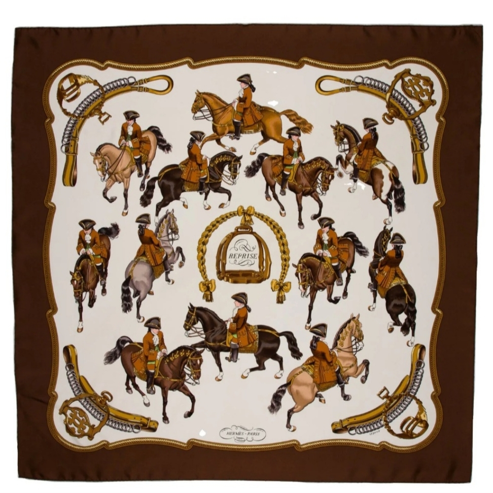 Hermès silk scarf
